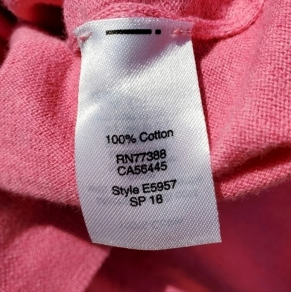 J. Crew Pink Buttonup Soft Cotton Top Women‎ Size Small Preowned